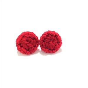 Red Hyppies Stud Earrings